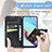 Handytasche Stand Schutzhülle Flip Leder Hülle Schmetterling für Xiaomi Redmi Note 11 4G (2021)