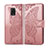 Handytasche Stand Schutzhülle Flip Leder Hülle Schmetterling für Xiaomi Redmi Note 9 Pro Rosa