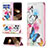 Handytasche Stand Schutzhülle Flip Leder Hülle Schmetterling L01 für Apple iPhone 14 Pro Rosa