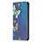 Handytasche Stand Schutzhülle Flip Leder Hülle Schmetterling L01 für Apple iPhone 16 Pro Max Blau