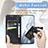 Handytasche Stand Schutzhülle Flip Leder Hülle Schmetterling L01 für Xiaomi Mi 11 Lite 5G