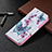 Handytasche Stand Schutzhülle Flip Leder Hülle Schmetterling L07 für Apple iPhone 13 Pro Max Rosa