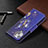 Handytasche Stand Schutzhülle Flip Leder Hülle Schmetterling L07 für Apple iPhone 14 Königs Blau