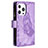 Handytasche Stand Schutzhülle Flip Leder Hülle Schmetterling L08 für Apple iPhone 13 Pro Max Violett