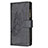 Handytasche Stand Schutzhülle Flip Leder Hülle Schmetterling L08 für Apple iPhone 15 Schwarz