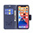 Handytasche Stand Schutzhülle Flip Leder Hülle Schmetterling L09 für Apple iPhone 13 Blau