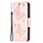 Handytasche Stand Schutzhülle Flip Leder Hülle Schmetterling L09 für Apple iPhone 13 Mini Rosa