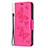 Handytasche Stand Schutzhülle Flip Leder Hülle Schmetterling L09 für Apple iPhone 13 Pink