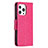 Handytasche Stand Schutzhülle Flip Leder Hülle Schmetterling L09 für Apple iPhone 15 Pro Max Pink