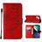 Handytasche Stand Schutzhülle Flip Leder Hülle Schmetterling L10 für Apple iPhone 13 Mini Rot