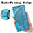 Handytasche Stand Schutzhülle Flip Leder Hülle Schmetterling S01D für Samsung Galaxy S22 Ultra 5G
