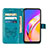 Handytasche Stand Schutzhülle Flip Leder Hülle Schmetterling Y01B für Oppo F19 Pro+ Plus 5G