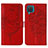 Handytasche Stand Schutzhülle Flip Leder Hülle Schmetterling Y01B für Samsung Galaxy A12 5G Rot