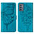 Handytasche Stand Schutzhülle Flip Leder Hülle Schmetterling Y01B für Samsung Galaxy A15 4G