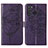 Handytasche Stand Schutzhülle Flip Leder Hülle Schmetterling Y01B für Samsung Galaxy A21