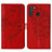 Handytasche Stand Schutzhülle Flip Leder Hülle Schmetterling Y01B für Samsung Galaxy A21 Rot