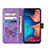 Handytasche Stand Schutzhülle Flip Leder Hülle Schmetterling Y01B für Samsung Galaxy A30