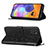 Handytasche Stand Schutzhülle Flip Leder Hülle Schmetterling Y01B für Samsung Galaxy A31