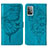 Handytasche Stand Schutzhülle Flip Leder Hülle Schmetterling Y01B für Samsung Galaxy A52s 5G