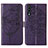 Handytasche Stand Schutzhülle Flip Leder Hülle Schmetterling Y01B für Samsung Galaxy A70S