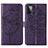 Handytasche Stand Schutzhülle Flip Leder Hülle Schmetterling Y01B für Samsung Galaxy A72 4G