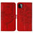 Handytasche Stand Schutzhülle Flip Leder Hülle Schmetterling Y01B für Samsung Galaxy F42 5G Rot