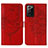 Handytasche Stand Schutzhülle Flip Leder Hülle Schmetterling Y01B für Samsung Galaxy Note 20 Ultra 5G Rot
