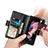 Handytasche Stand Schutzhülle Flip Leder Hülle SD1 für Samsung Galaxy Z Fold5 5G