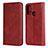 Handytasche Stand Schutzhülle Flip Leder Hülle T01 für Huawei Nova Lite 3 Plus Rot