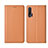 Handytasche Stand Schutzhülle Flip Leder Hülle T02 für Huawei Nova 6 5G Orange