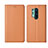 Handytasche Stand Schutzhülle Flip Leder Hülle T02 für OnePlus 8 Pro Orange