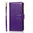 Handytasche Stand Schutzhülle Flip Leder Hülle T04 für Apple iPhone 12 Mini Violett