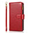 Handytasche Stand Schutzhülle Flip Leder Hülle T04 für Apple iPhone 12 Pro Rot