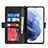 Handytasche Stand Schutzhülle Flip Leder Hülle T04D für Samsung Galaxy S21 FE 5G