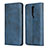 Handytasche Stand Schutzhülle Flip Leder Hülle T06 für OnePlus 8 Blau