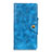 Handytasche Stand Schutzhülle Flip Leder Hülle T07 für Oppo Find X2 Hellblau
