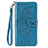Handytasche Stand Schutzhülle Flip Leder Hülle T07 für Xiaomi Mi 10 Pro Hellblau