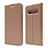 Handytasche Stand Schutzhülle Flip Leder Hülle T08 für Samsung Galaxy S10 5G Rosegold