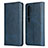 Handytasche Stand Schutzhülle Flip Leder Hülle T08 für Xiaomi Mi Note 10 Blau