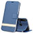 Handytasche Stand Schutzhülle Flip Leder Hülle T09 für Huawei Nova 5i Blau