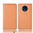 Handytasche Stand Schutzhülle Flip Leder Hülle T09 für OnePlus 7T Orange