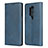 Handytasche Stand Schutzhülle Flip Leder Hülle T09 für OnePlus 8 Pro Blau