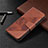 Handytasche Stand Schutzhülle Flip Leder Hülle T10 für Xiaomi Redmi 9i Braun