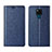 Handytasche Stand Schutzhülle Flip Leder Hülle T12 für Huawei Mate 20 X 5G Blau