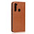 Handytasche Stand Schutzhülle Flip Leder Hülle T15 für Xiaomi Redmi Note 8 (2021) Orange
