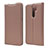 Handytasche Stand Schutzhülle Flip Leder Hülle T18 für Xiaomi Redmi Note 8 Pro Rosegold