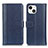 Handytasche Stand Schutzhülle Flip Leder Hülle T23 für Apple iPhone 13 Blau