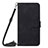 Handytasche Stand Schutzhülle Flip Leder Hülle Y01B für Apple iPhone 15 Pro Schwarz