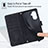 Handytasche Stand Schutzhülle Flip Leder Hülle Y01B für Huawei Nova Y70 Plus