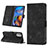 Handytasche Stand Schutzhülle Flip Leder Hülle Y01B für Motorola Moto E32